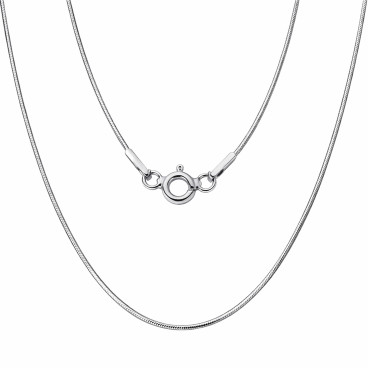 SREBRNY ŁAŃCUSZEK LINKA ŻYŁKA DAMSKI MĘSKI RODOWANY 8L20R